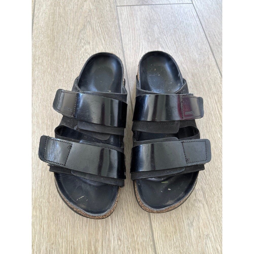 Birkenstock Uji Kyoto High Shine Black Arizona Sandals Y2K SoHo Boho outdoor s38